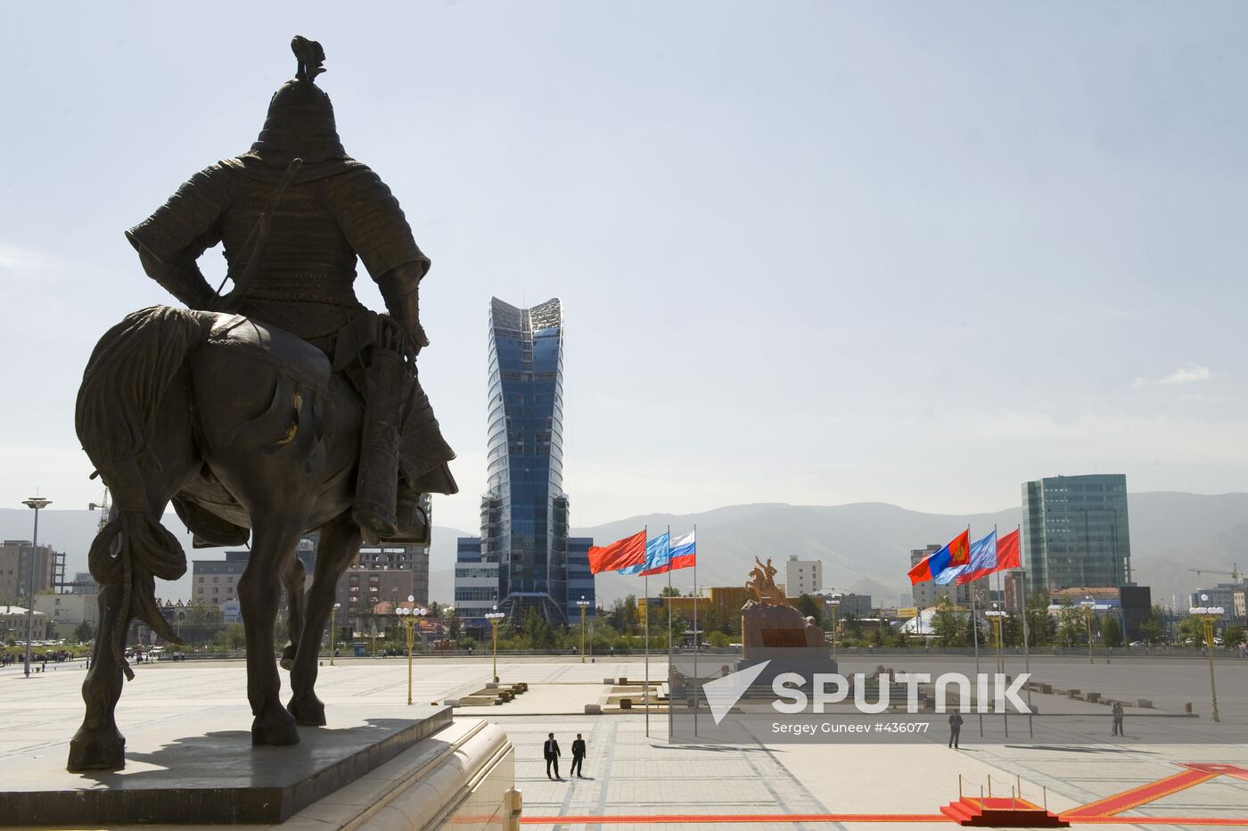 Sukhe Bator Square in Ulan Bator