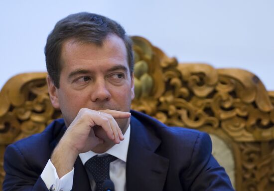 Russian, Mongolian Presidents meet