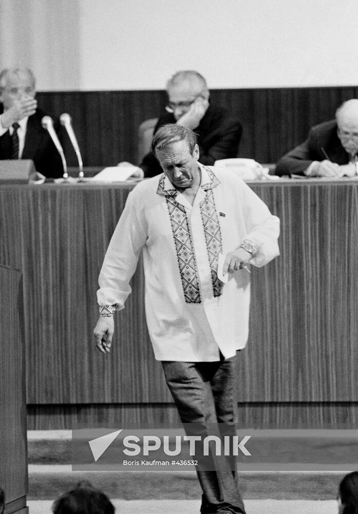 Russian poet and prose writer Yevgeny Yevtushenko