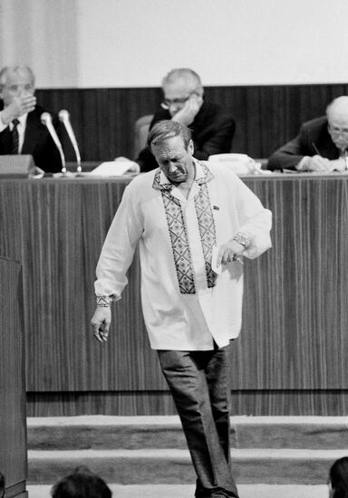 Russian poet and prose writer Yevgeny Yevtushenko