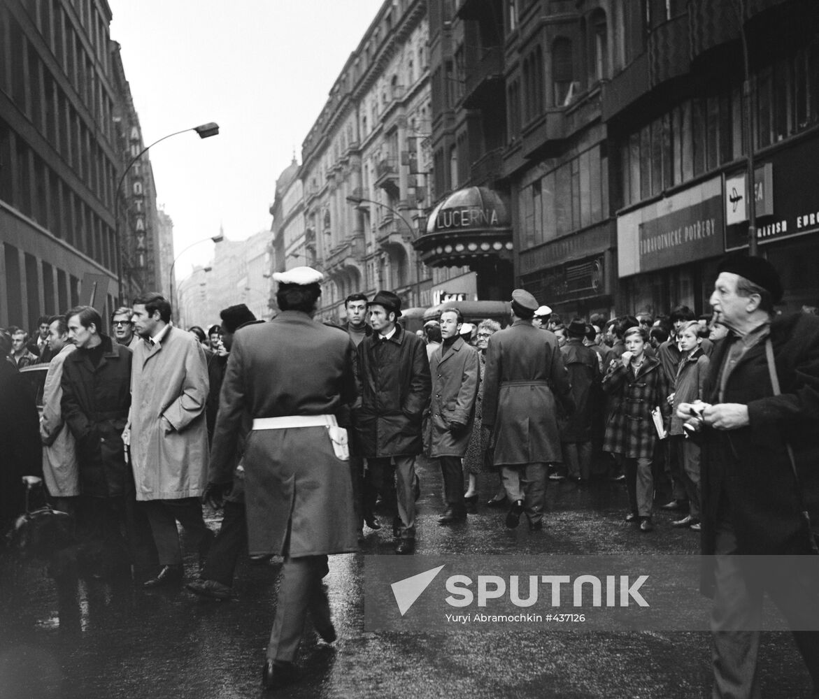 Prague Spring in Czechoslovakia