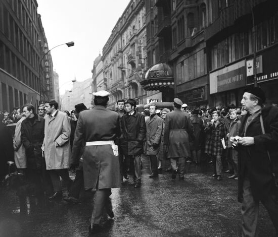 Prague Spring in Czechoslovakia