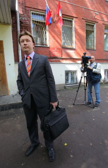 Organizer of Moscow gay parades Nikolai Alexeyev