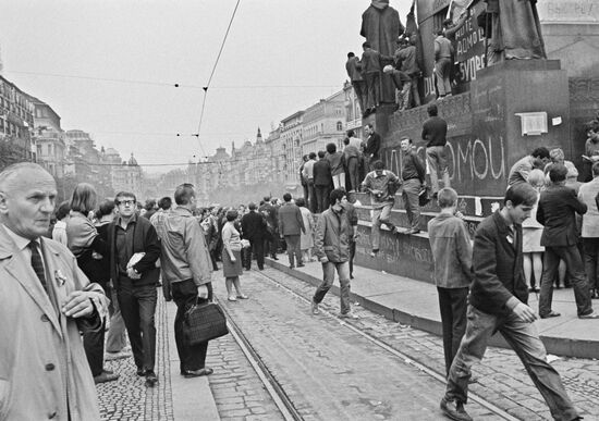 Prague Spring in Czechoslovakia