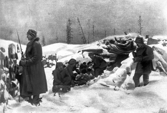 US soldiers in the North of Russia