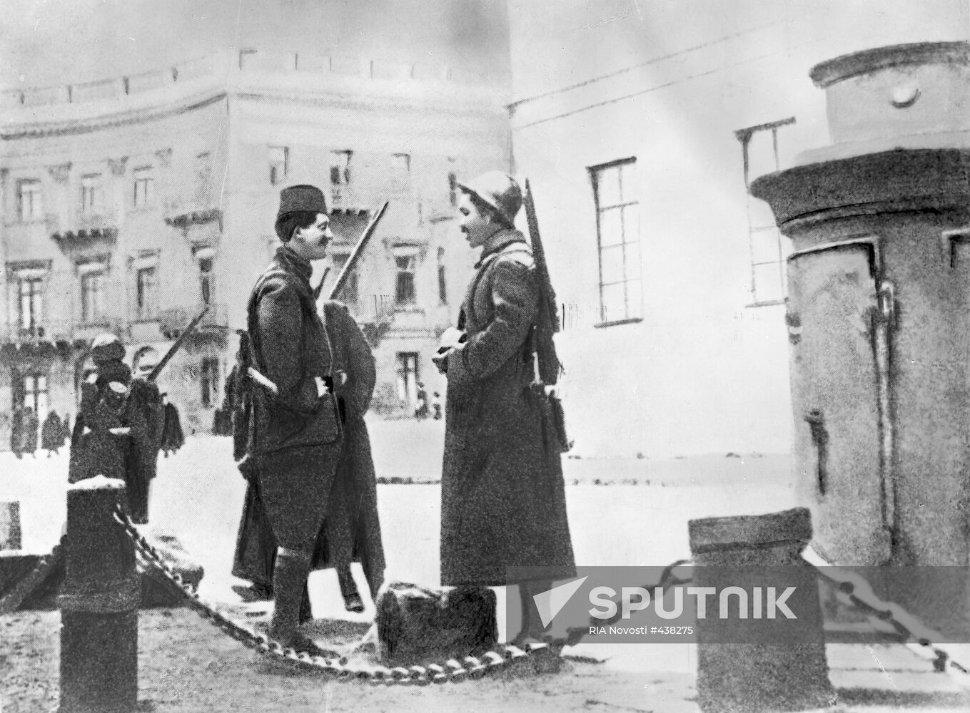 Greek picket in Odessa