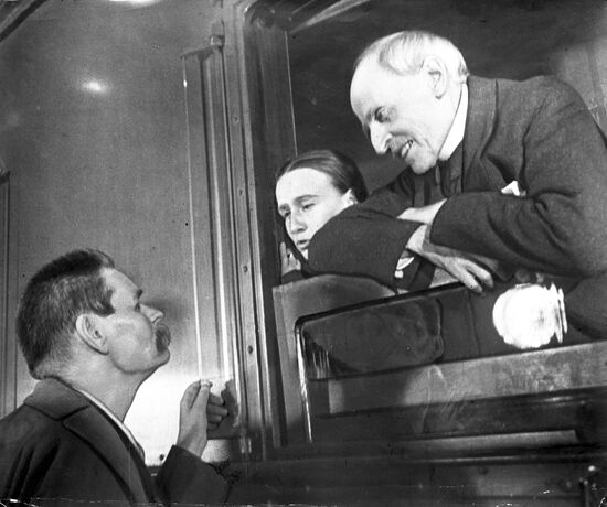 A. Gorky, Nikolai Stakhov and Ilya Repin