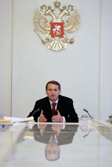 Head of Executive Office of President Sergei Naryshkin