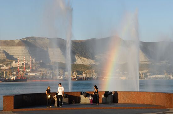 Admiral Serebryakov Embankment in Novorossiisk