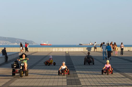 Admiral Serebryakov Embankment in Novorossiisk