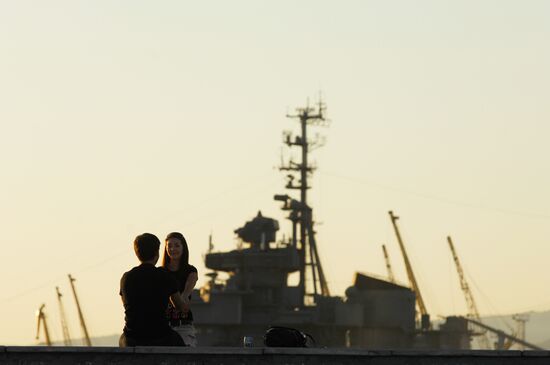Museum ship Mikhail Kutuzov in Novorossiisk