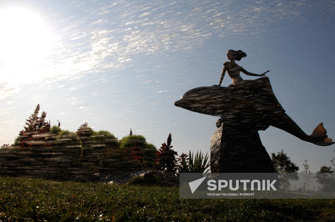 Dolphin and Mermaid Monument in Novorossiisk