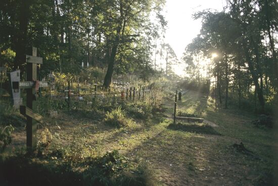 The monastery cemetery