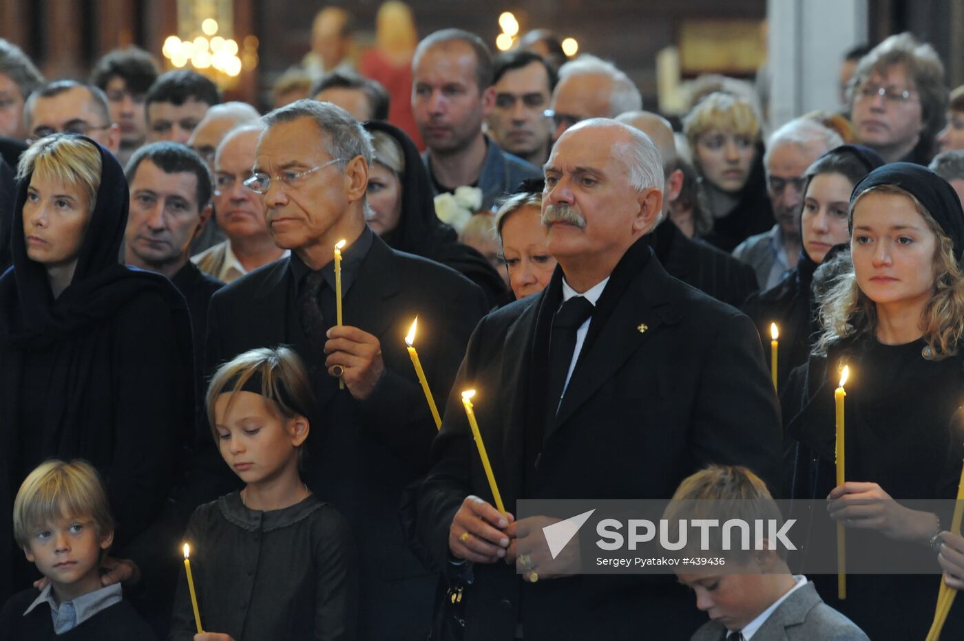 Sergei Mikhalkov's funeral service