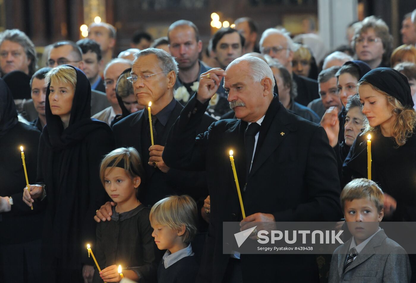 Sergei Mikhalkov's funeral service