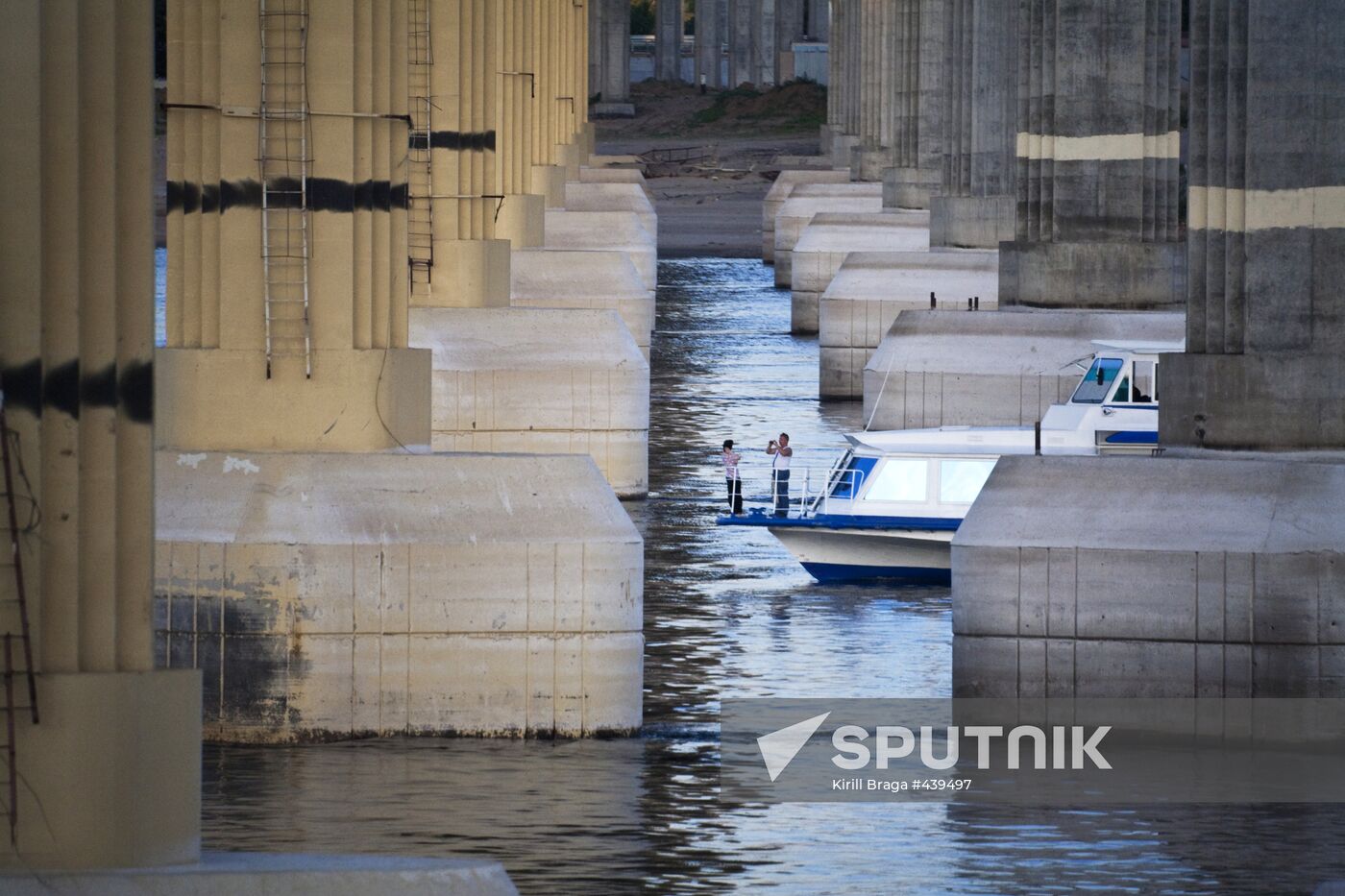 Bridge over Volga in Volgograd