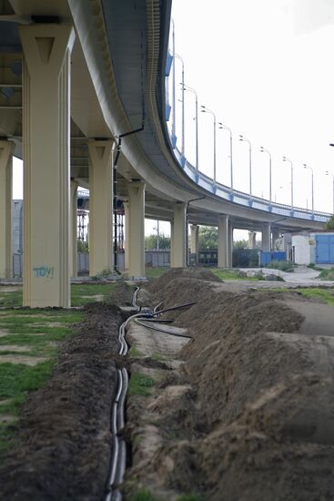 Bridge over Volga in Volgograd