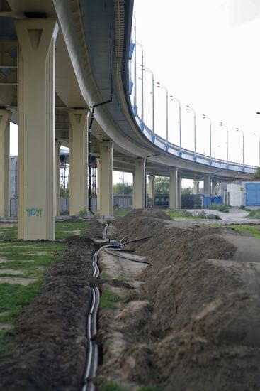 Bridge over Volga in Volgograd