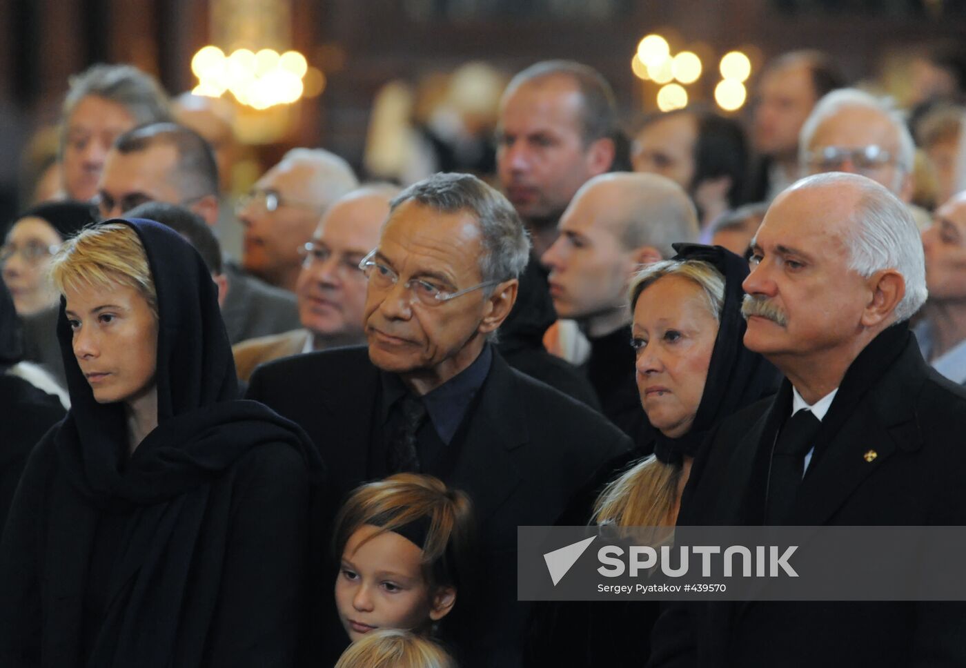 Sergei Mikhalkov's funeral service