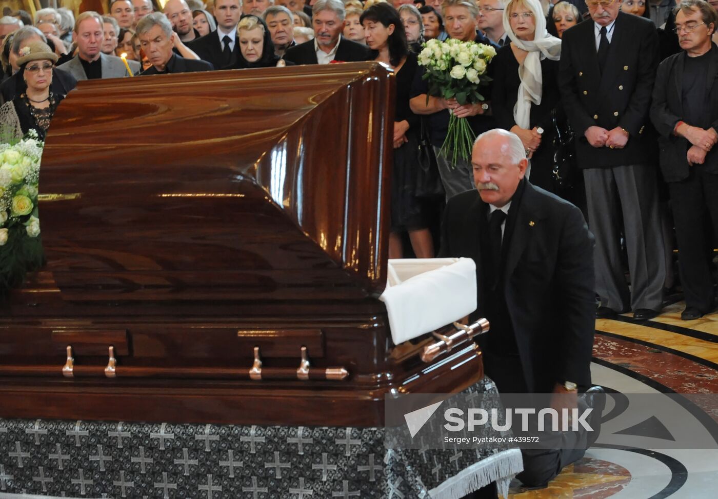 Sergei Mikhalkov's funeral service