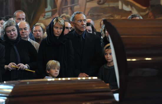 Sergei Mikhalkov's funeral service