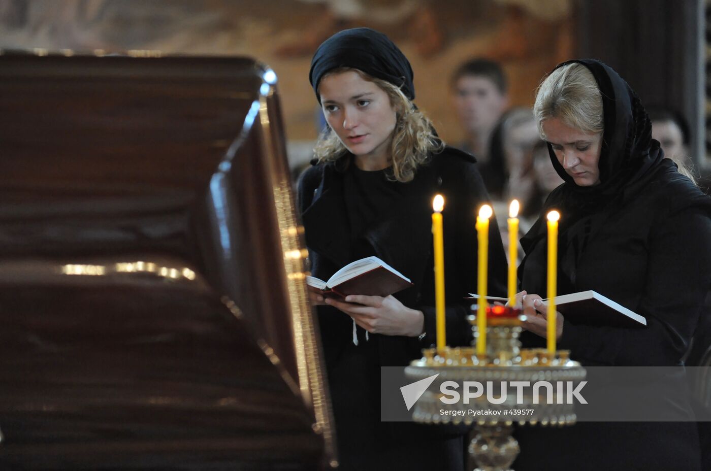 Sergei Mikhalkov's funeral service