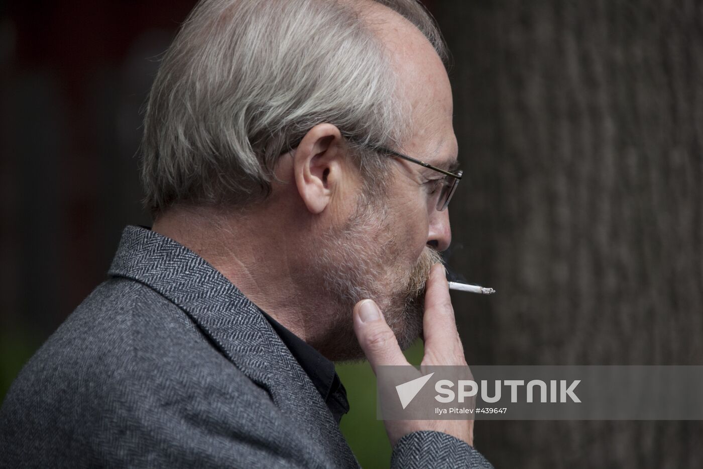 Sergei Mikhalkov's burial service at Novodevichy Cemetery