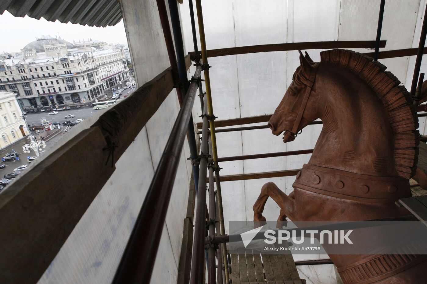 Bolshoi Theater reconstruction site