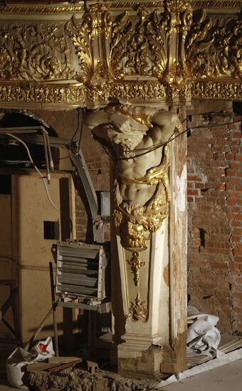 Bolshoi Theater reconstruction site
