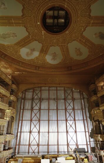 Bolshoi Theater reconstruction site