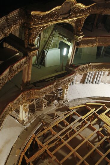 Bolshoi Theater reconstruction site
