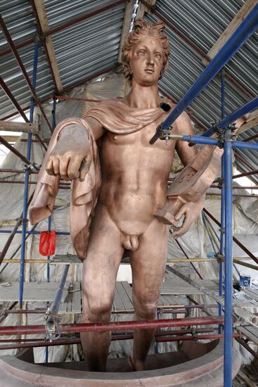 Bolshoi Theater reconstruction site