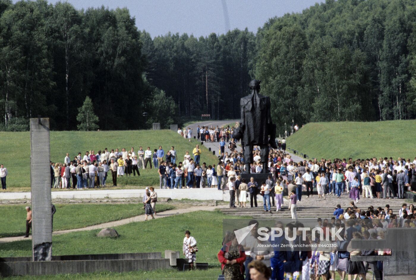 Nazi victims memorial in Khatyn