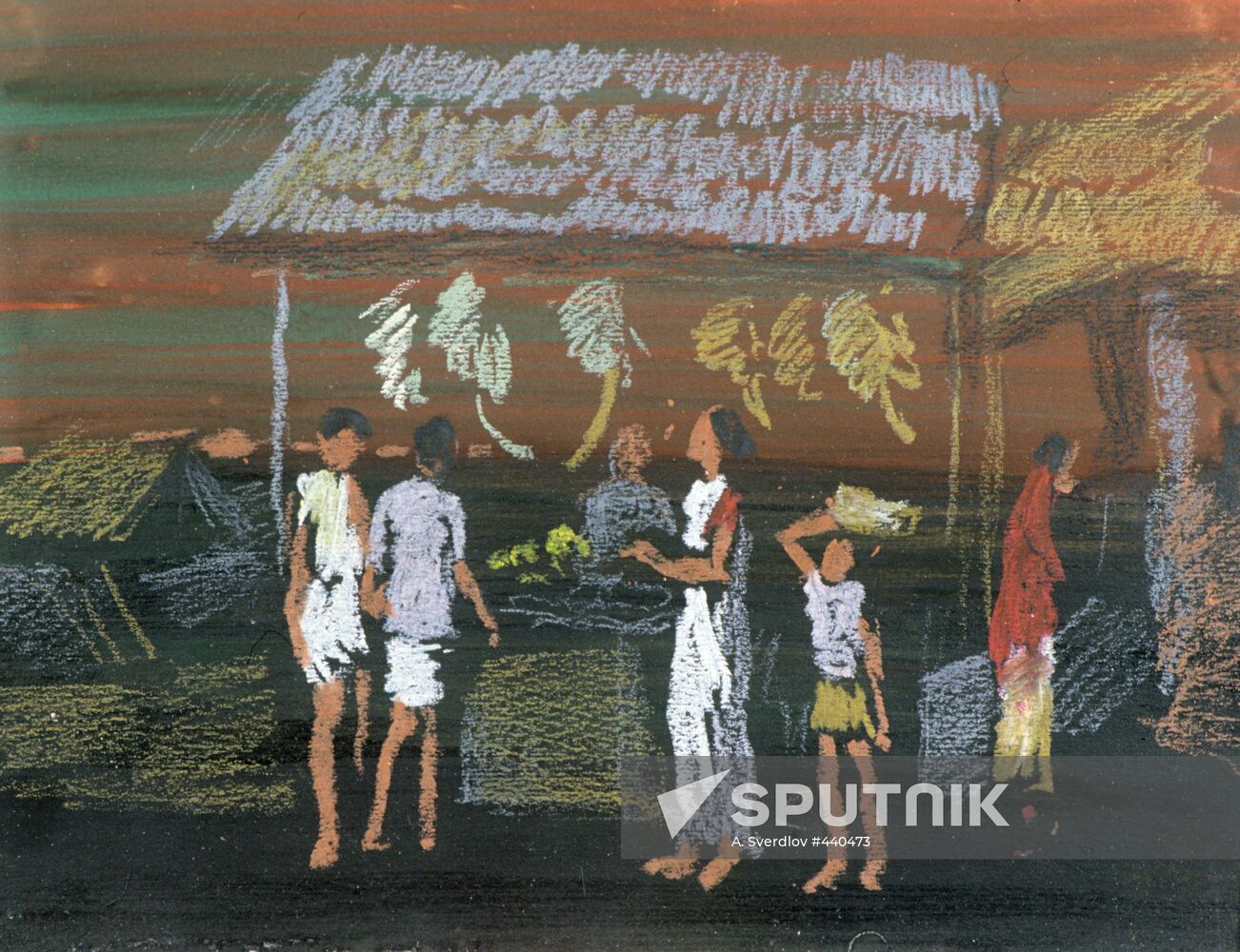 "Jaipur Outskirts" painting