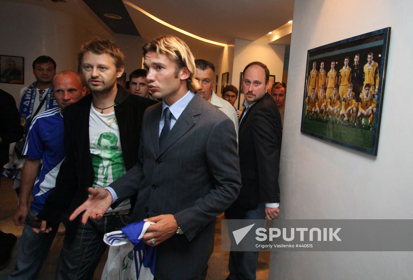 Andriy Shevchenko introduced as FC Dynamo player