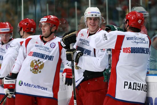 Alexei Morozov, Yevgeny Malkin, Alexander Radulov