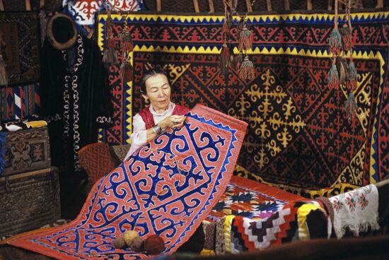 Kazakh woman