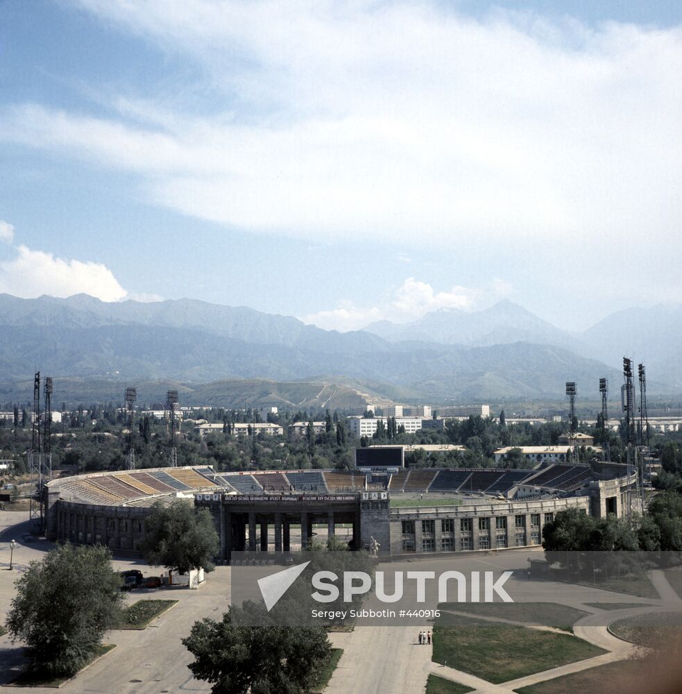 Central stadium in Almaty