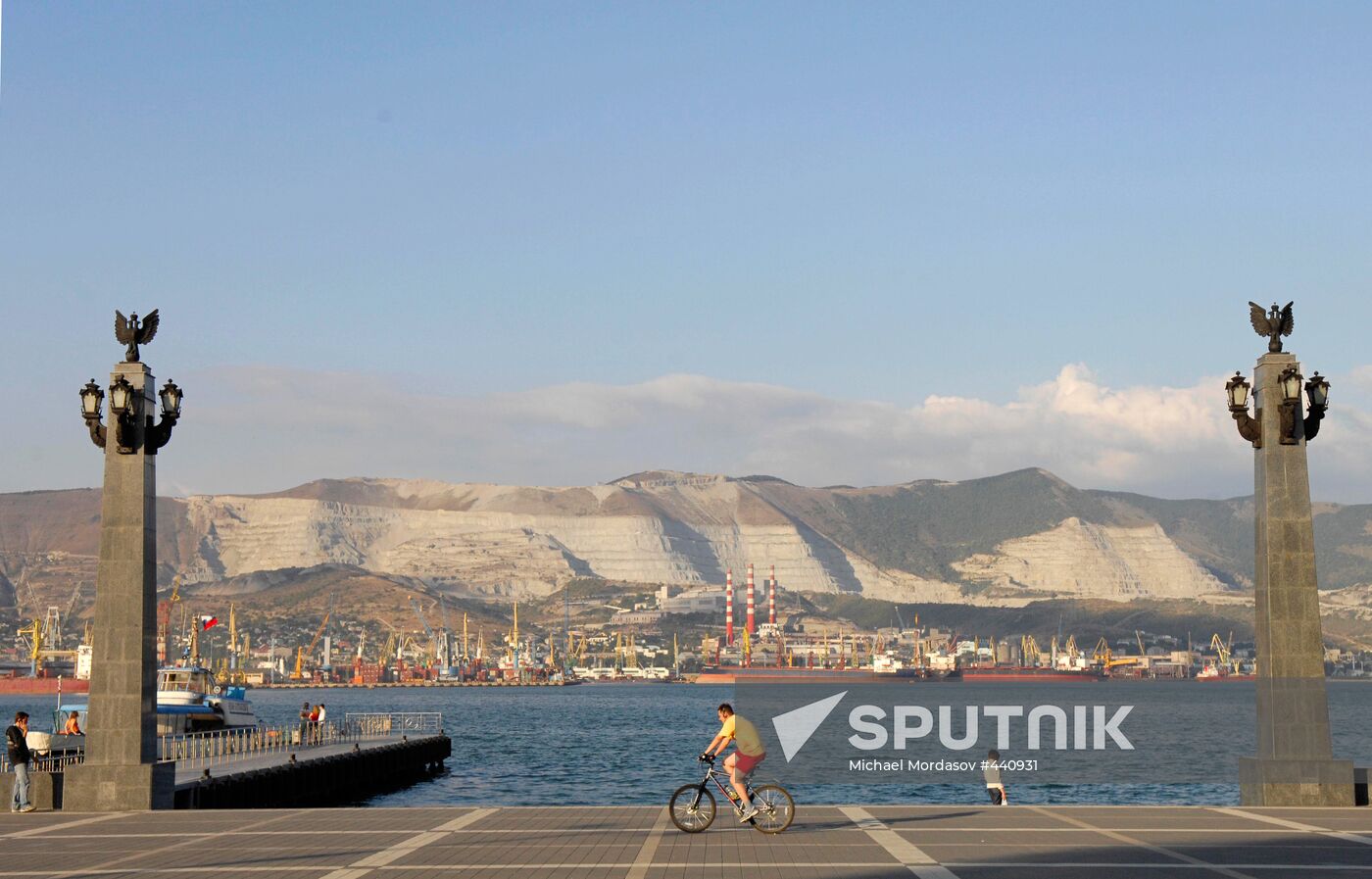 Admiral Serebryakov Embankment in Novorossiisk