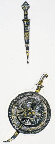 "Attributes of Male Costume of Khevsurs"