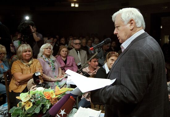 Artistic Director of Chekhov Moscow Art Theater Oleg Tabakov