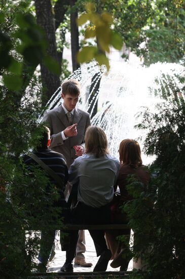 Matriculation at Moscow Bauman Technical University