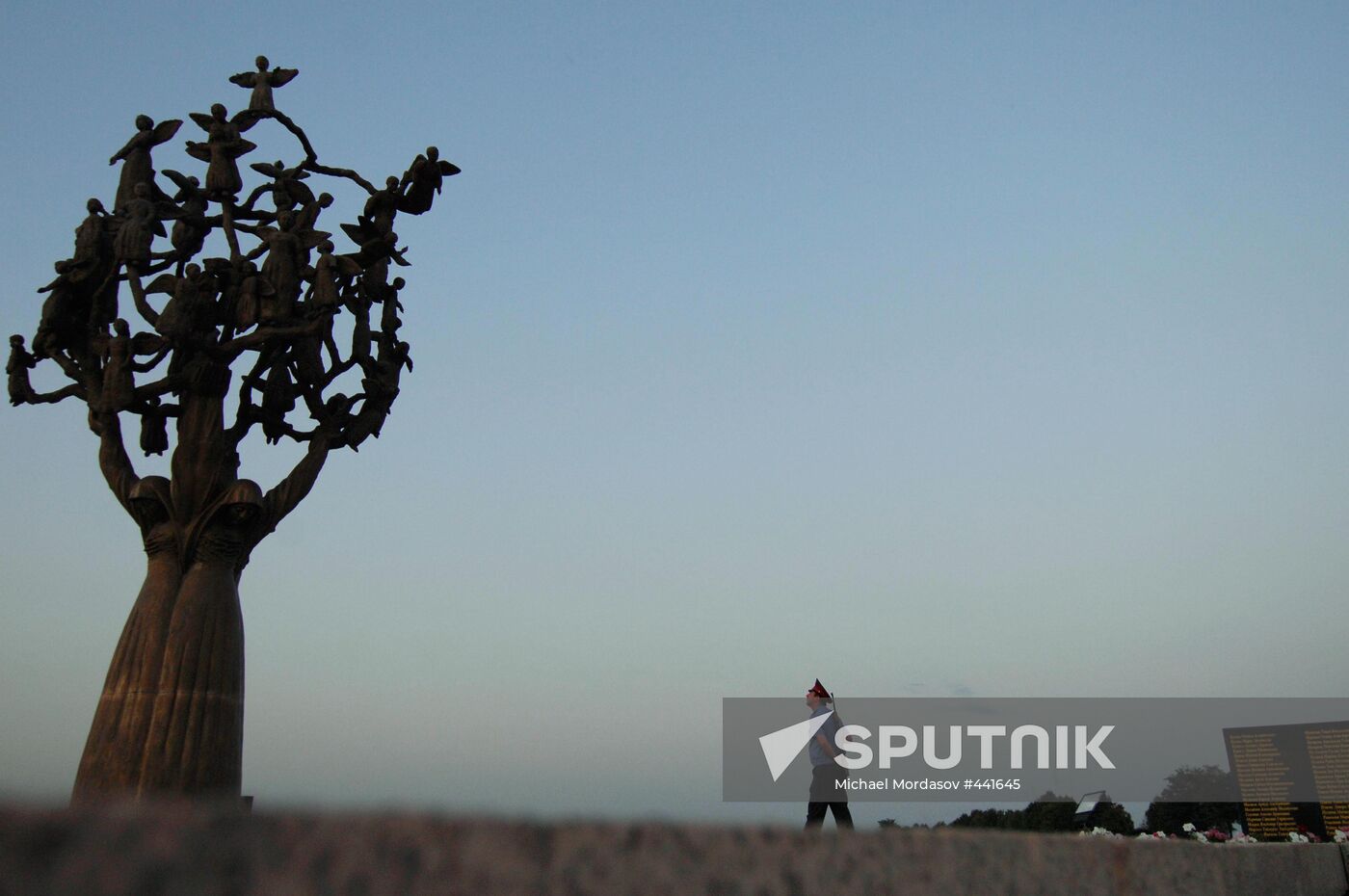 Mourning Tree monument in Beslan