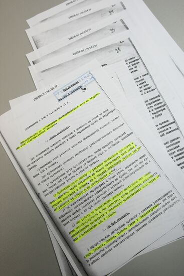 Declassified documents from Russian Foreign Intelligence Service