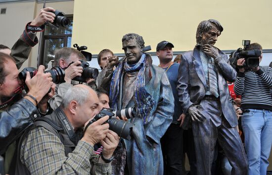 VGIK unveils sculptures of its noted alumni
