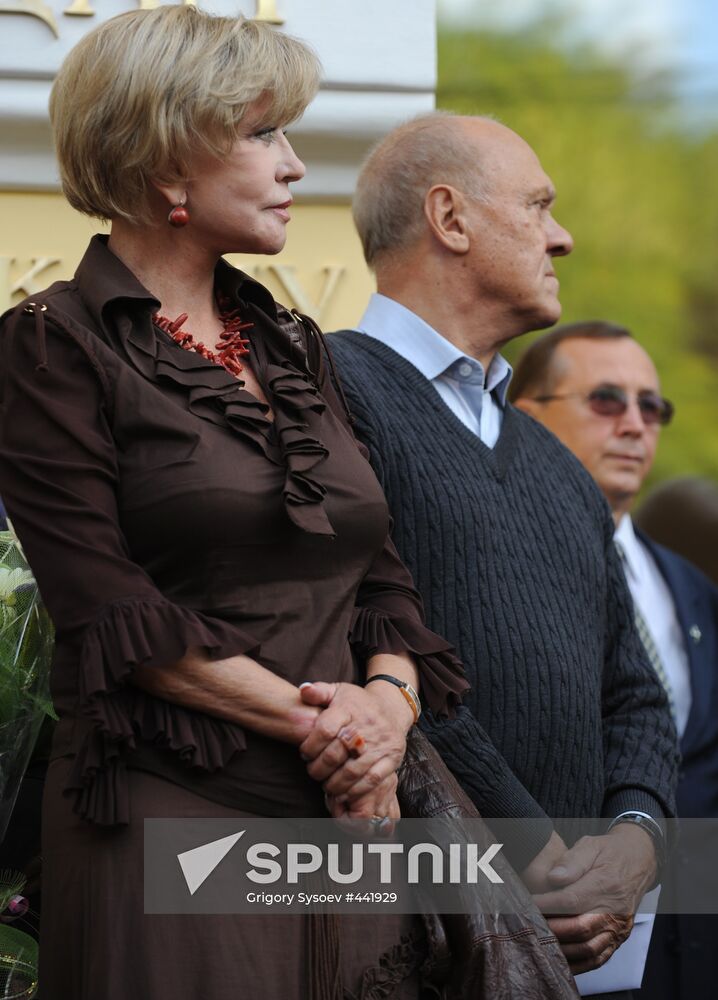 Actress Vera Alentova and film director Vladimir Menshov