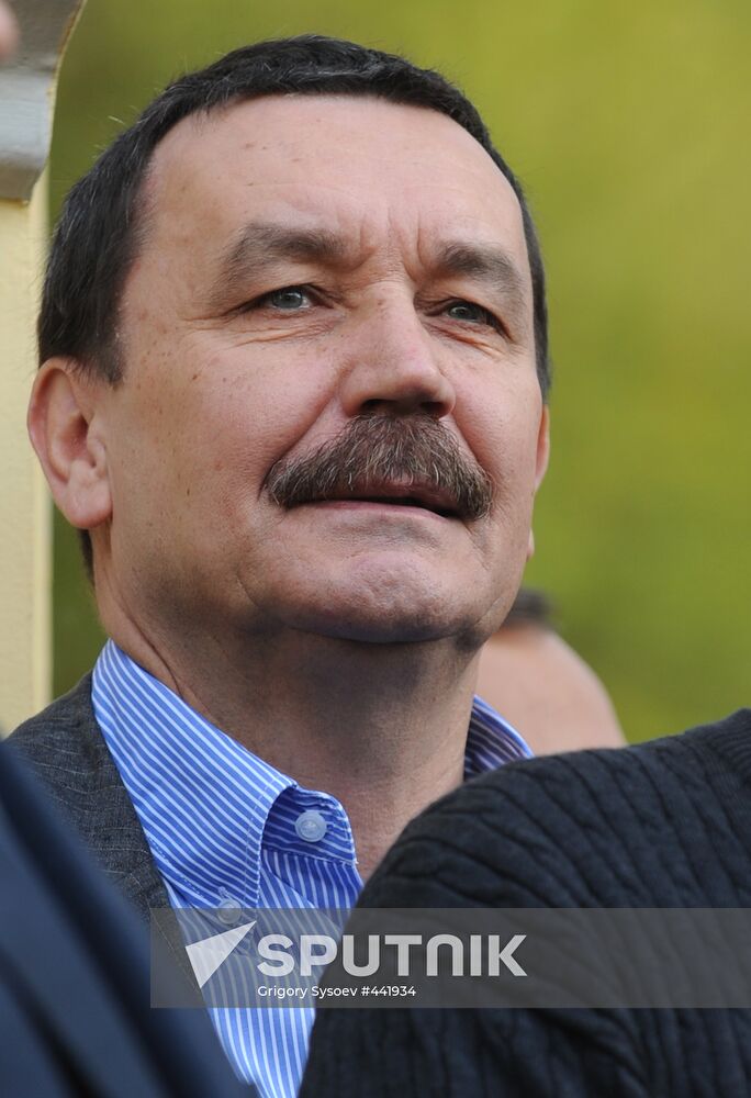 Film director Vadim Abdrashitov attends unveiling ceremony