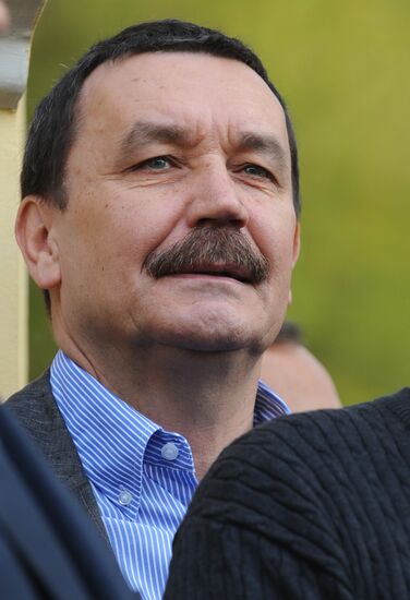 Film director Vadim Abdrashitov attends unveiling ceremony