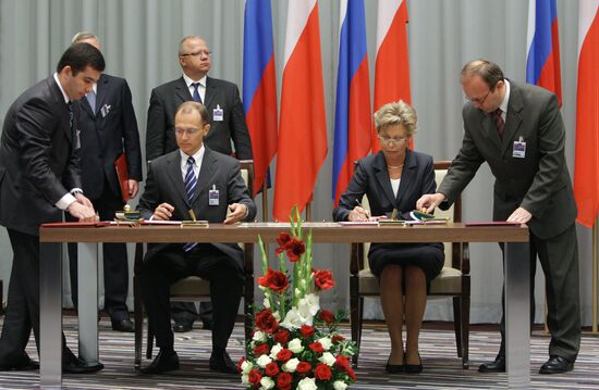 Sergey Kiriyenko and Hanna Trojanowska