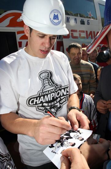 Evgeni Malkin in Magnitogorsk